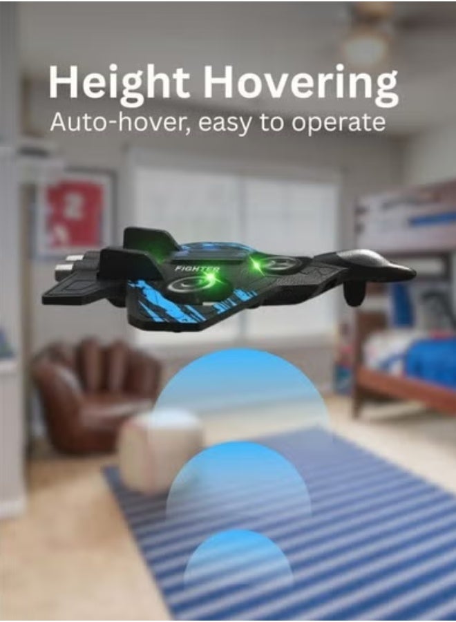 Premium RC Remote Control Airplane Toy with LED Light-Up for Kids EPP Foam Aeroplane With High Range – Realistic Flying Aircraft Design with Flashing Lights, Remote Control, Rechargeable Battery, Durable Plastic Build, Action Play Airplane for Boys & Girls - Image 5